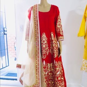 Indian Wedding Saree Abaya Style Salwaar Kameez